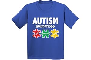 Promotion & Beyond Autism Awareness Support Jigsaw Puzzle Youth T-Shirt