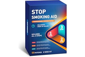 TUWYFE 56 Patchs - Stop Smoking Aid Patches Step 1 2 and 3 - Best Product to Quit Smoking - Quit Smoking Aid That Work (step1+2+3)