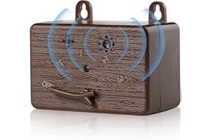 FBIDCT Anti Barking Device. Ultrasonic Anti Barking Device for Dogs with 3 Adjustable Level. 50FT Range Dog Barking Deterrent Bark Box for Indoor Outdoor. Dog Barking Silencer Safe for Human & Dogs (Brown)