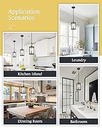 Osimir Farmhouse Pendant Light Fixtures, 1-Light