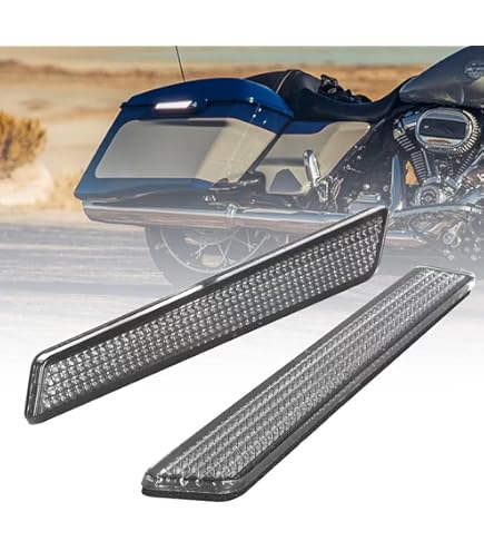 Amazon.com: Vivid Gloss Black Saddlebag Latch Reflector