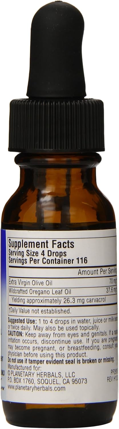 Planetary Herbals Oil of Oregano Herbal Supplement, 5 Fluid Ounce: Health & Personal Care