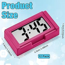Frienda 3 Pieces Mini Digital Clock Small Digital