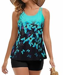 Arolina Women's Tankini Swimsuits Two Piece High