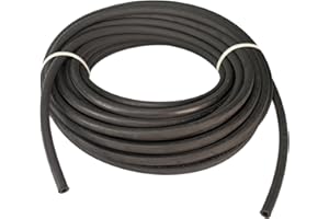 Erie Tools Hydraulic Hose SAE 100R2AT - 3/8" ID - 2 High Tensile Steel Wire Braids - Hose Only - 100 Feet