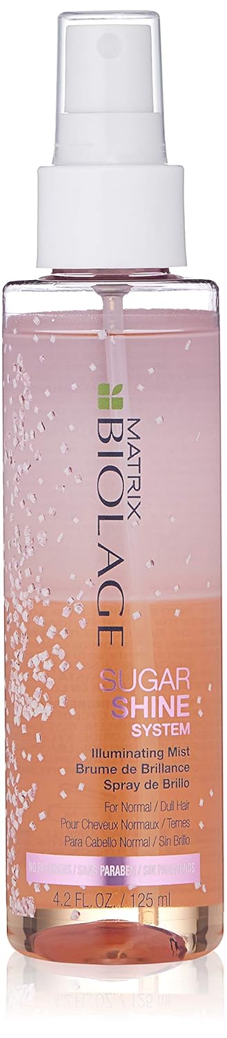 BIOLAGE Sugar Shine Illuminating Mist | Lightweight Hairspray Helps Seal in Shine | Paraben-Free | For All Hair Types | 4.2 Fl Oz.