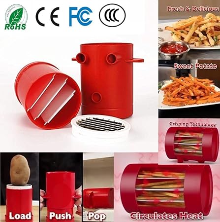 Sallypan 2 en 1 de patatas de Maker patatas Cutter eléctrica ...