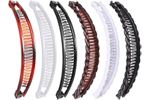 Banana Hair Clip - Designed specifically for women and girls: Suitable for long hair, thick curly hair styling Banana clip ac