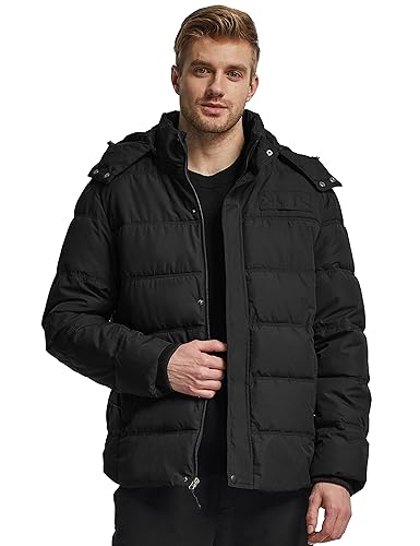 wantdo Men's Winter Thicken Puffy Coat Puffer Jacket with