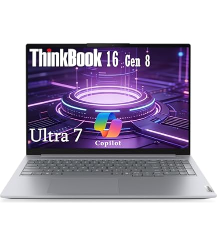 Amazon.com: Lenovo ThinkBook 16 Gen 8 AI Business Laptop, 16