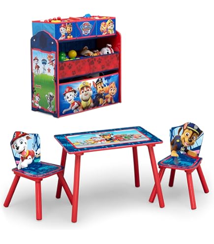 Amazon Childrens Paw Patrol Table And Chairs Kids Lounge Chair