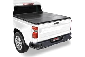XTWEEX FRP Hard Tri-fold Truck Bed Tonneau Cover Compatible with 5.8 FT for 2019-2026 Chevy Silverado/GMC Sierra 1500 5.8 FT Bed W/o Multi-Flex Tailgate