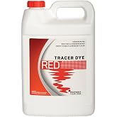 Concentrated Red Tracer Dye - Highly Concentrated Fluorescent Water Tracing &amp; Leak Detection Dye - One Gallon (128 Ounces)