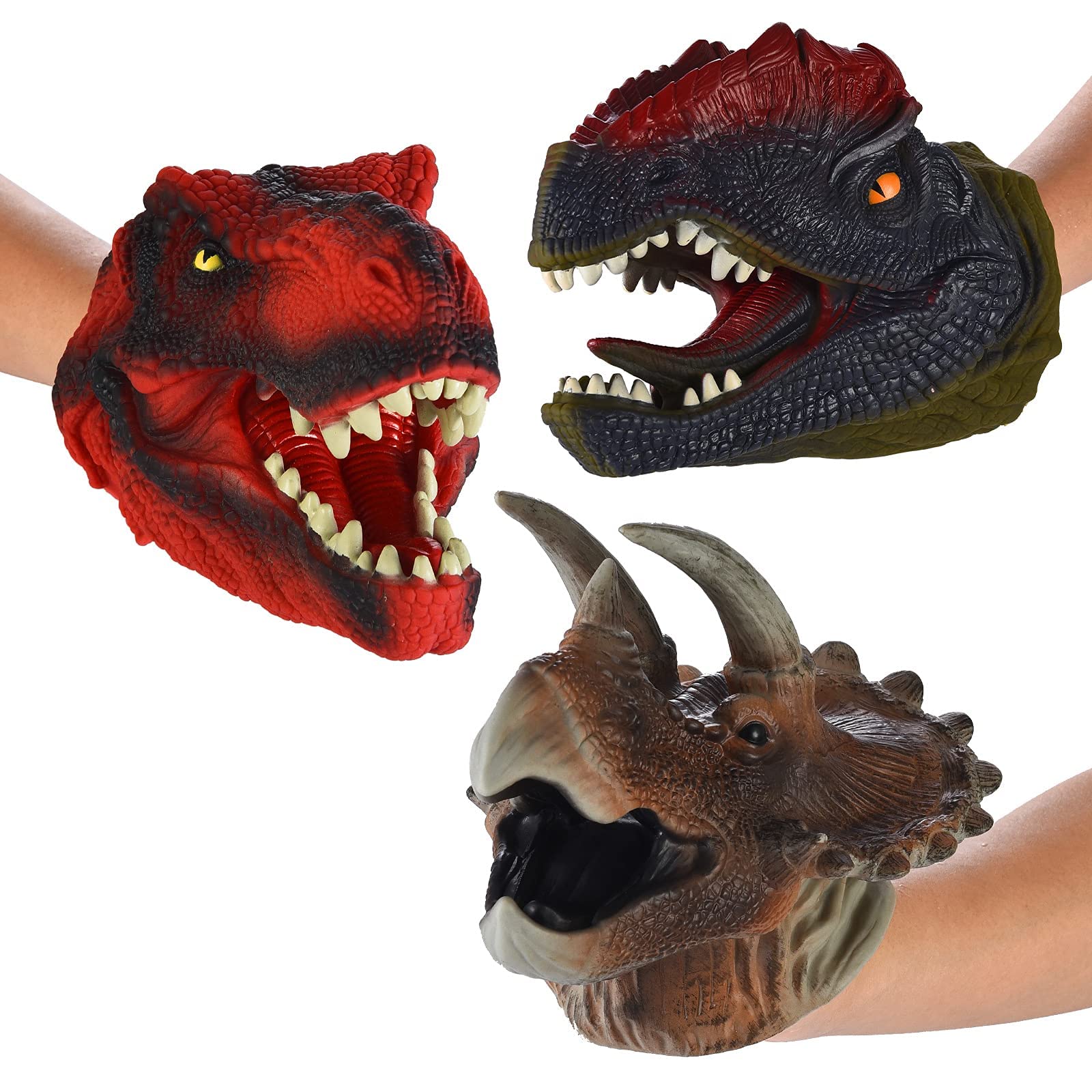 Mua DR DINGUS Hand Puppets (Dinosaur - 3 Pack) - Tyrannosaurus ...
