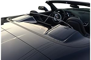 WindRestrictor Convertible Wind Deflector Compatible with 2014-2018 Chevrolet C7 Corvette Stingray - Control air flow, cut down backdraft, wind noise - Patented - Easy Install, Secure Mounting - Clear