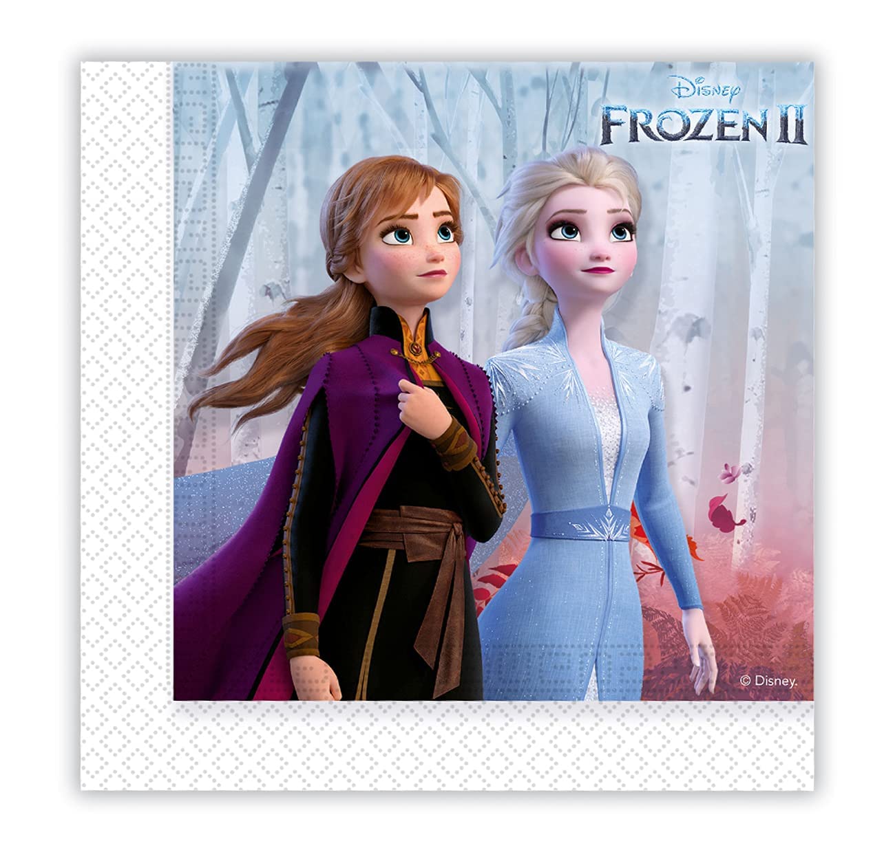 Disney Frozen 2 10066549, Multi-coloured, Frozen 2 Napkins
