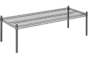 APLSS Dunnage Storage Rack, 18"×48"×14", NSF Certified, Height Adjustable, Moist&Dry Enviroments, for Kitchen Garage Walk-in Cooler&Freezer Dishroom, 800 Lbs Capacity,