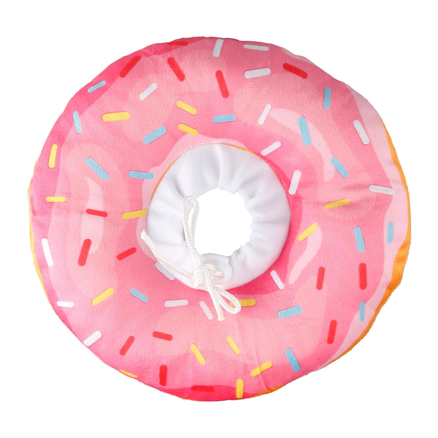 Rumyve Doughnut Cat Recovery Collar,Adjustable Cute Neck Cat Cones,Soft Lightweight After Surgery and Injuries Pet Elizabethan Collars for Kittens puppy Small Dogs and Cats(Pink)