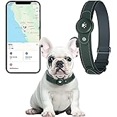 2-in-1 GPS Tracker for Dogs: Smart Collar with Real-Time Location, No Monthly Fee, Unlimited Range (iOS Only) GPS Tracker Dog Collar- Ideal for Small, Medium Large Dogs(Tracker Included)(Green)