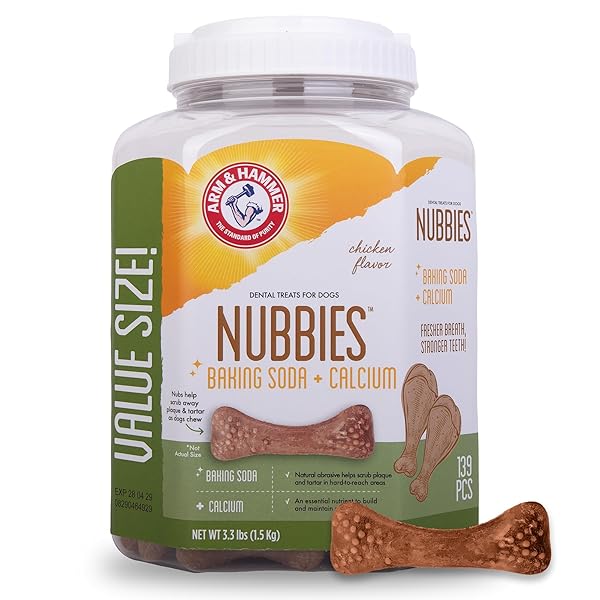 ARM & HAMMER FOR PETS NUBBIES DENTAL TREATS...