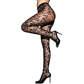 sofsy 10-Year Hosiery Craftsmanship - Italian Premium Patterned Tights for Women | Silk Soft Lace High-Waist Pantyhose