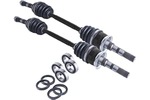 East Lake Axle replacement for front cv axles wheel bearings & seals set Kawasaki Mule 2510/3010/4010 1998 1999 2000 2001 2002 2003 2004 2005 2006 2007 2008 2009 2010 2011 2012 2013 2014 2015-2023