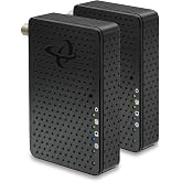 Hitron HTEM5 MoCA 2.5 Network Adapter (2-Pack) - Extends Network via Coax | NOT a Modem/Router/WiFi | Requires Cable TV Wiring (NOT Satellite) | Works with Cable &amp; Most Fiber (NOT AT&amp;T) | 2.5 Gbps