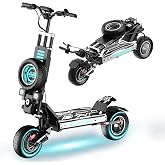 RAZEON GD83 Electric Scooter, 3600W Dual Motor Adult Electric Scooter,47MPH High Speed, 60V 27Ah Long Range 55 Miles, Dual Suspension,11" Off-Road Tires, E Scooter with NFC Unlock.