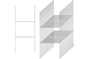 25pcs Yard Sign Stakes, 16.5x7 Inch H Frame Wire Stakes Yard Sign Heavy Duty Metal for Billboards Metal Signage Holders