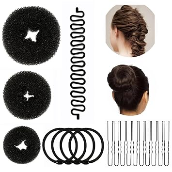 Lictin 17pcs Hair Styling Tools Fashion Hair Design Styling Tools