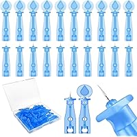 50 PCS Disposable Pimple Needles with Dot Acne Stickers, Blackhead Blemish Remover with Box, Sterile Needles for Pimples for