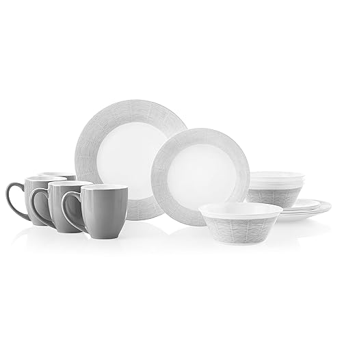 Corelle 16-Piece Dinnerware Set Service for 4, Chip Resistant