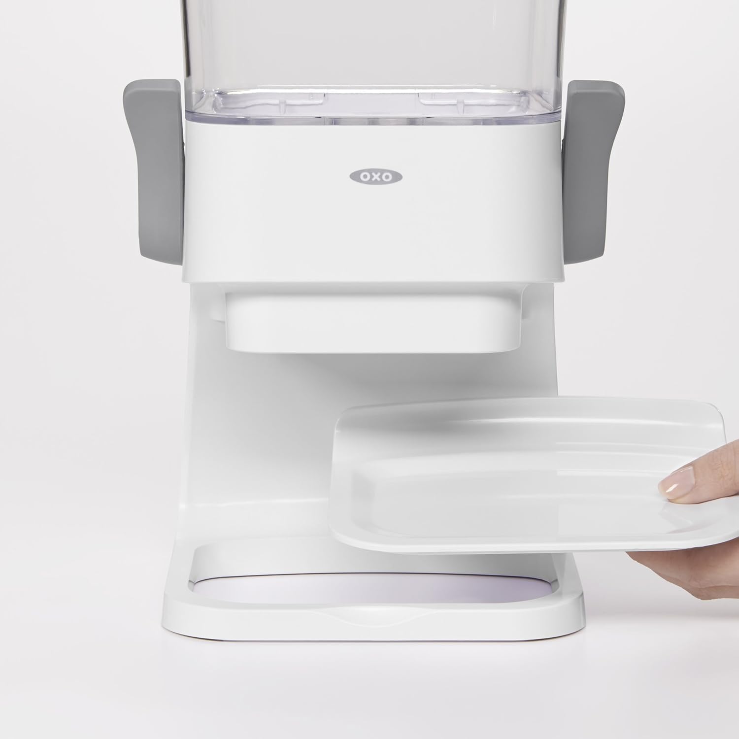 OXO Good Grips Countertop Cereal Dispenser, Clear/White: Kitchen & Dining