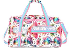 NLDOHUTO Kids Duffle Bag Girls Travel Bag Boys Overnight Bag for Girls and Woman Tote Bag Sleepover Bag for Girls Gym Dance Bag with Shoes Compartment