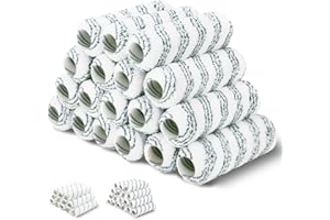 PinStone 18 Pack 9" x 3/4" Nap Microfiber Paint Roller Covers, High-Capacity Microfiber Covers Refills, Naps for 9 Inch Roller Frame, Ideal for Rough Surfaces, All Paints and Stains