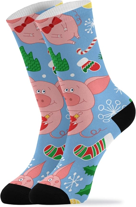 Cute Long Socks Piggy Pig Sock Gift Sock Sock Print Socks Casual