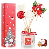 Ganbaro Christmas Reed Diffuser for Home - 50 ml Scented Oil Diffuser With Sticks for Bedroom, Bathroom, Office