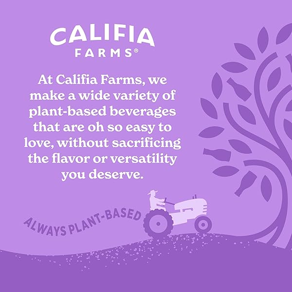 CALIFIA FARMS – OAT BARISTA BLEND OAT MILK, 32 OZ, DAIRY FREE, VEGAN, PLANT BASED, GLUTEN FREE, NON GMO, MILK FROTHER, COFFEE CREAMER