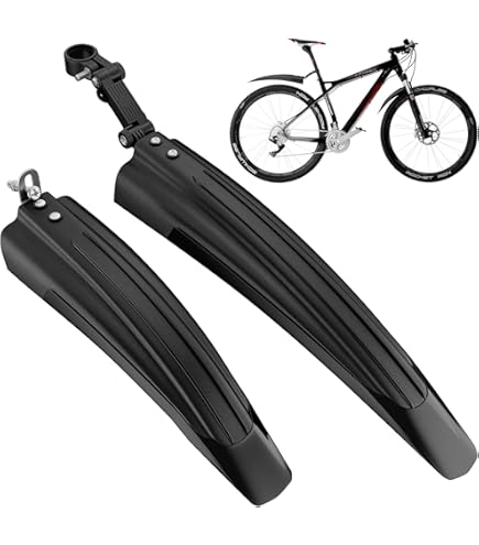 20" Lowrider Flared Adjustable Fender Set – Black, Front & Rear For BMX Bikes