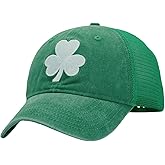 St Patricks Day Green Shamrock Trucker Hat, Ireland Irish Men Women Clover Baseball Caps, Gifts for Dad Mom Grandpa Grandma