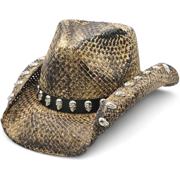 Peter Grimm Ltd Unisex Keith Straw Cowboy Hat Black One Size  display picture 1