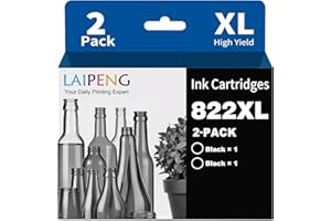 822XL T822XL Black Ink Cartridges Remanufactured for 822XL T822 822 Ink Cartridges for Workforce Pro WF-3820 WF-3823 WF-4820 