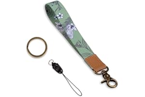 KAMT Key Phone Wristlet Strap, Hand Wrist Key Chain Lanyard with Ring, Cool Women Wrist Strap for Car Key, ID Badge, Wallet