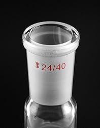 QWORK Glass 500ml Single Neck Flat Bottom Boiling