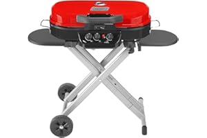 Coleman Roadtrip 285 Portable Stand-Up Propane Grill - Grill with 3 Adjustable Burners, Instastart Ignition and 20,000 BTUs o