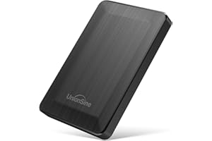 UnionSine 2.5" External Hard Drive 1TB, USB 3.0 Type-C Portable HDD Storage Compatible for PS4, Xbox, PC, Mac, TV, Desktop, L