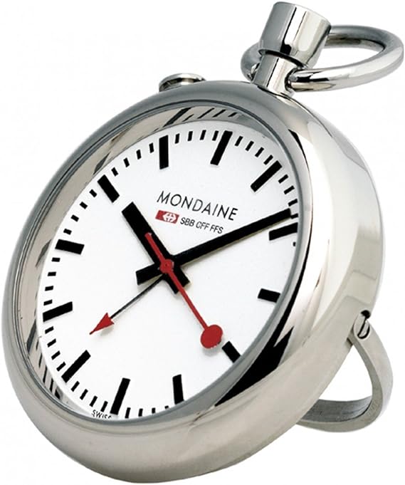 Mondaine Alarm Pocket Watch A4683031711SBB Amazon.co.uk Watches