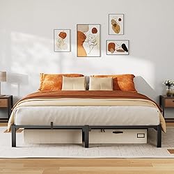 GarveeHome 8 Inch King Bed Frame, Heavy Duty Metal