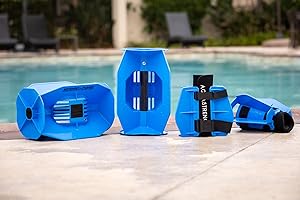 Aquastrength Hydro-Tone Total Body Pool Weights for Water Exercise | Isokinetic Functional Water Weights | Build Muscle - Easy on Joints | Aquatic Pool Weight | Quick Start Guide