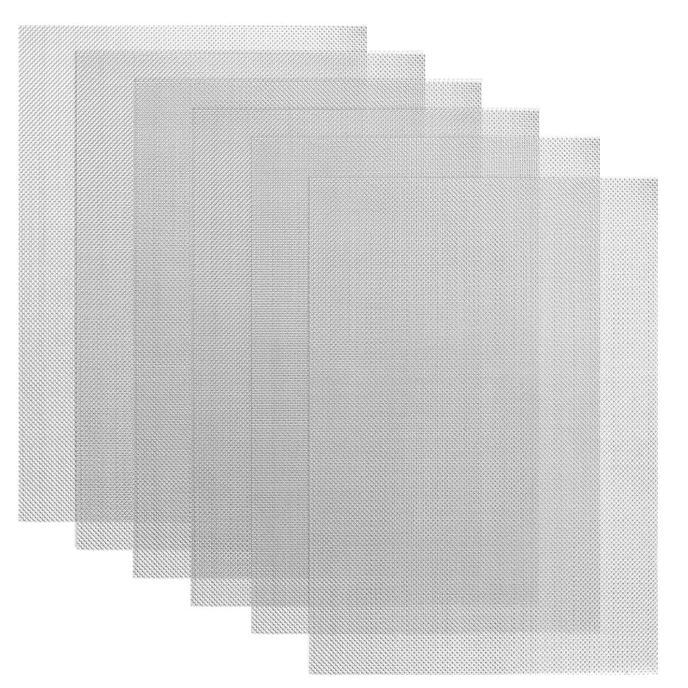 Huayue 6 PCS Stainless Steel Rodent Control Mesh, 1mm Hole, 300*210mm, for Air Bricks Cage Net Cabinets Window Door